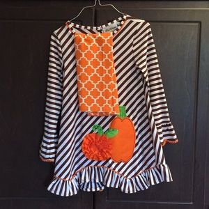 Fall tunic top with tights